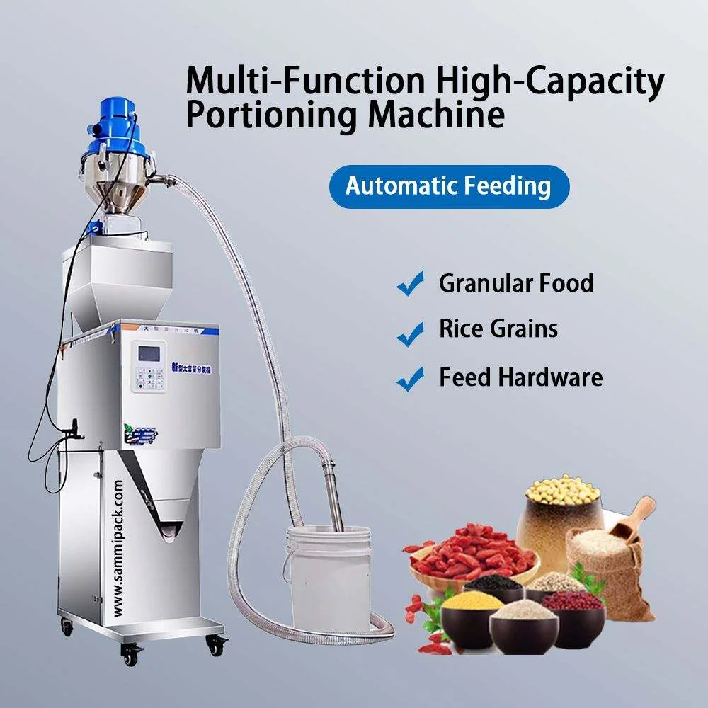 New Arrival Multi-function Hard Candy Filling Machine with Big Hopper Powerful Suction Hands-Free 500G Flour Powder Filler