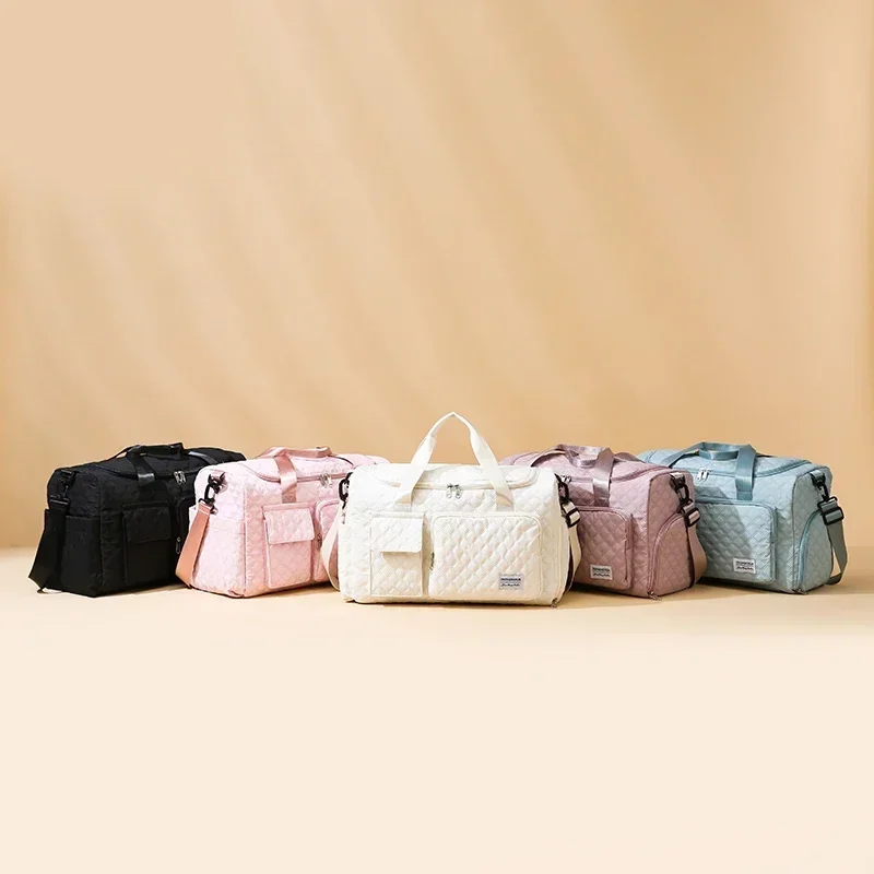 Bolsas de viaje informales con cremallera para mujer, bolsos Oxford de gran capacidad con múltiples bolsillos, ligeros, Unisex, 2024