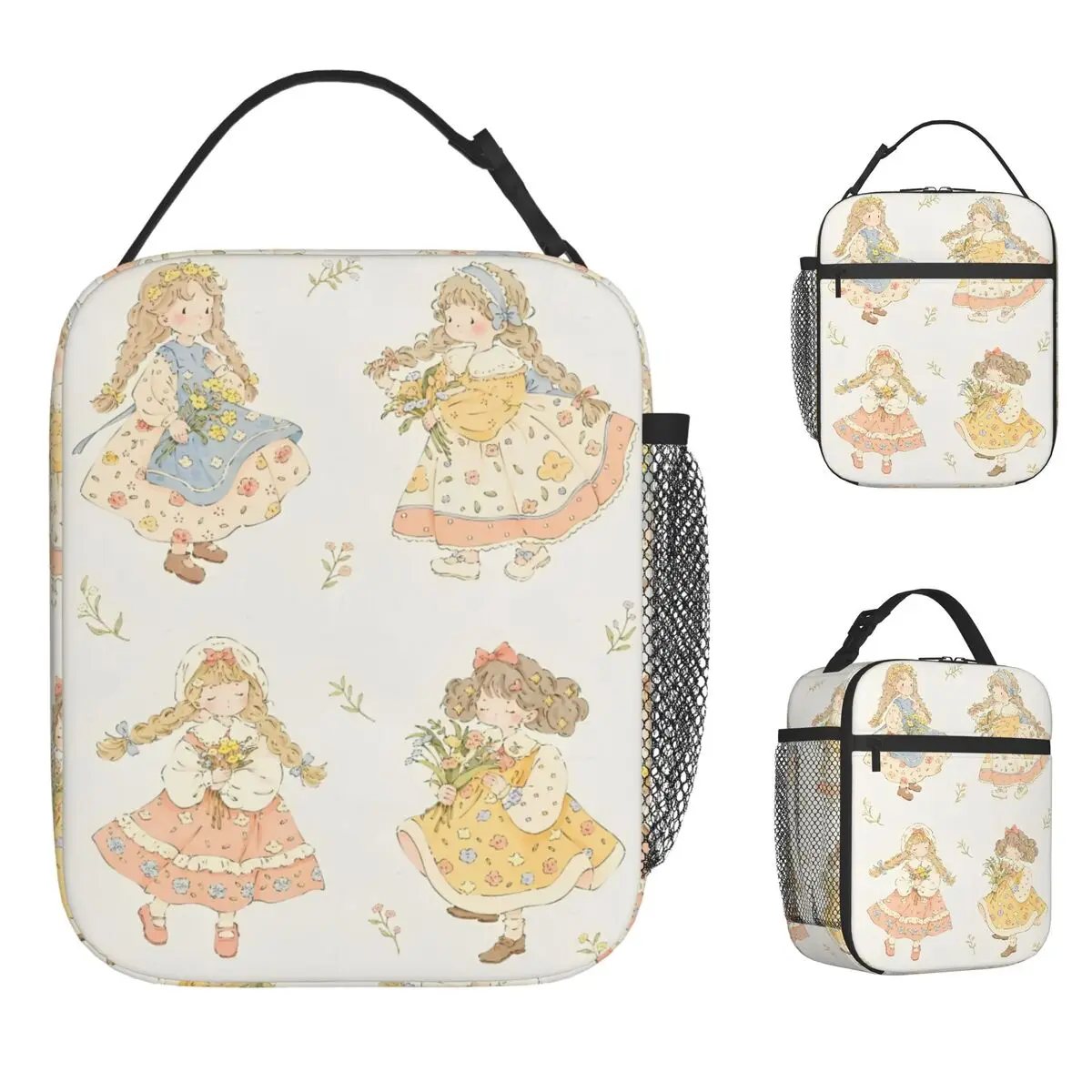 

Sarah Key Lunch Bag For Adult Custom Lunch Box Kawaii Picnic Cooler Bag Portable Insulated Waterproof Thermal Tote Handbags