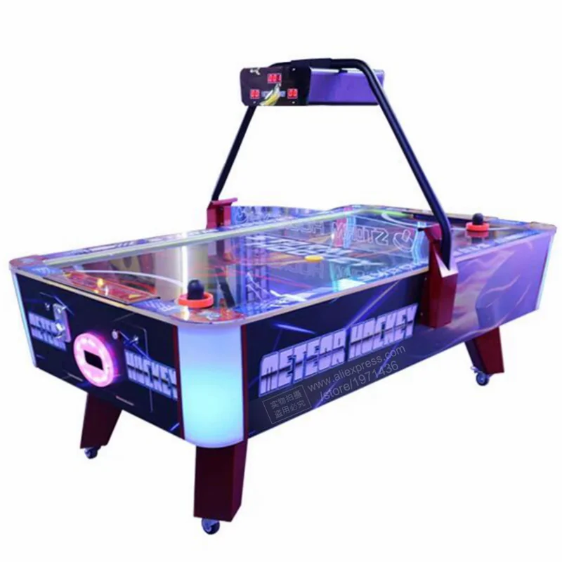 Adult 2 Players Push Ball Air Hockey Table Game Room Coin Pusher Token Operated Amusement Park Tickets Redemption Arcade Machine