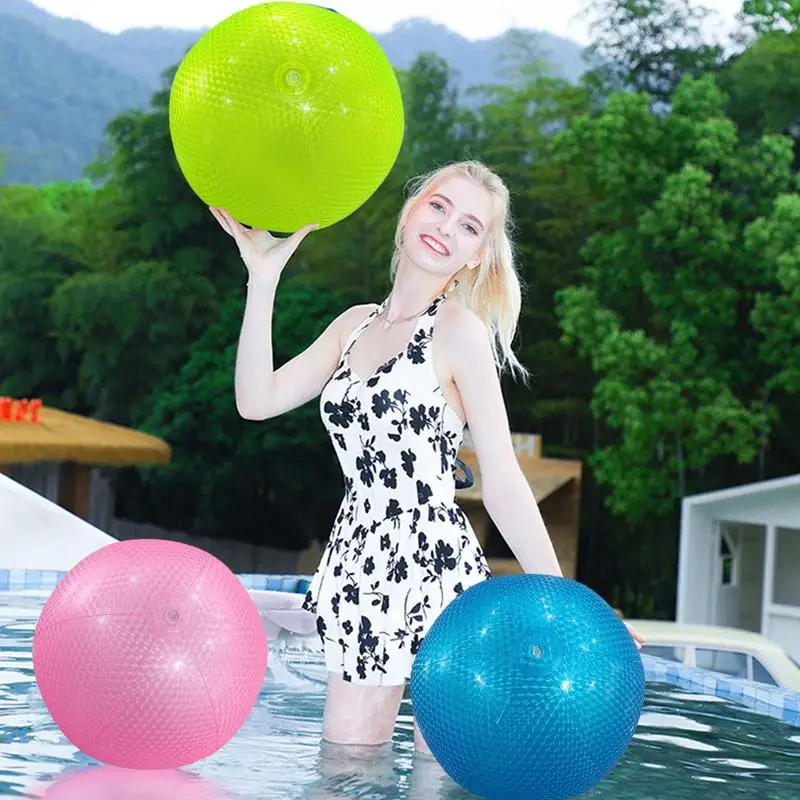 Inflatable Beach Ball Water Toys Inflatable Ball Swimming Pool Toys Summer Water Games PVC Pool Beach Balls 15 Inch Big Beach