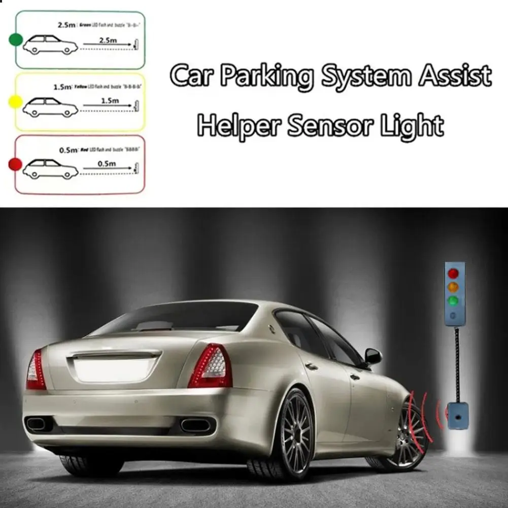 Garage Safety Lights Automatic Parking Assist System Car Guidance Sensors Traffic Lights LED Alarms
