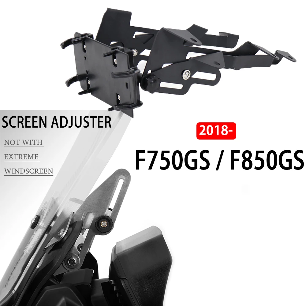 

2018- GS Motorcycle Front Phone Stand Holder For BMW F850GS F750GS Phone GPS Navigaton Plate Bracket Screen Adjuster