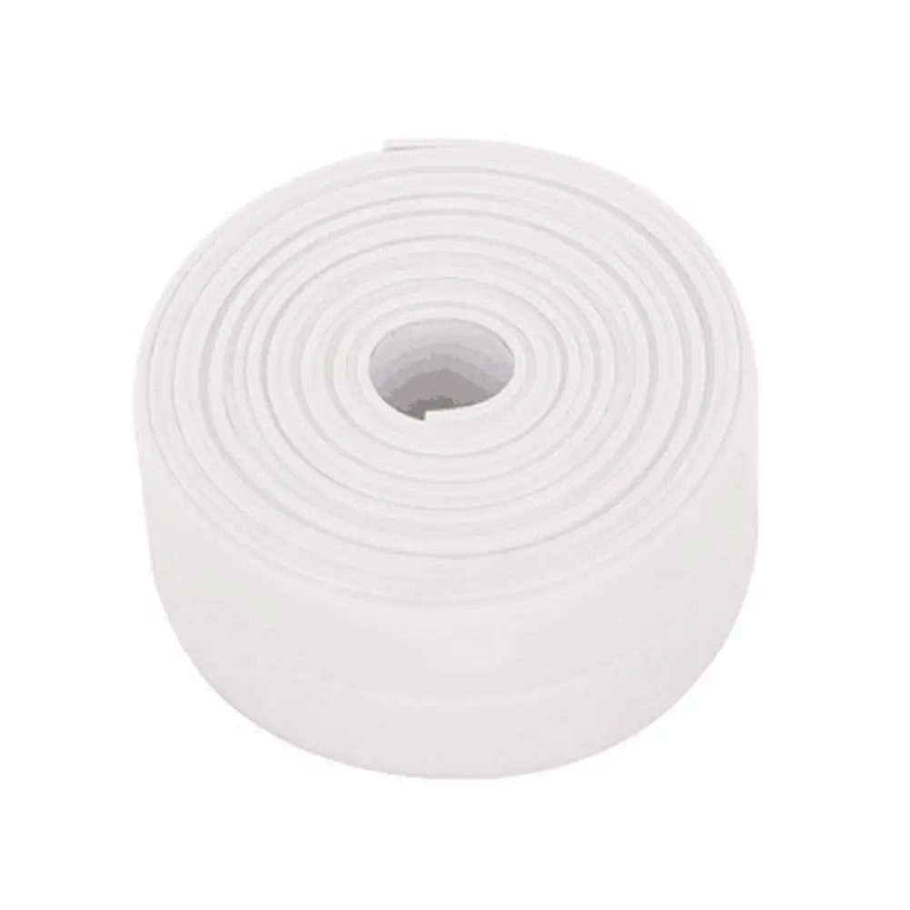 Cinta de sellado autoadhesiva para cocina, cinta de calafateo impermeable de Pvc para Borde de inodoro y ducha, 1,5 m, E3h4