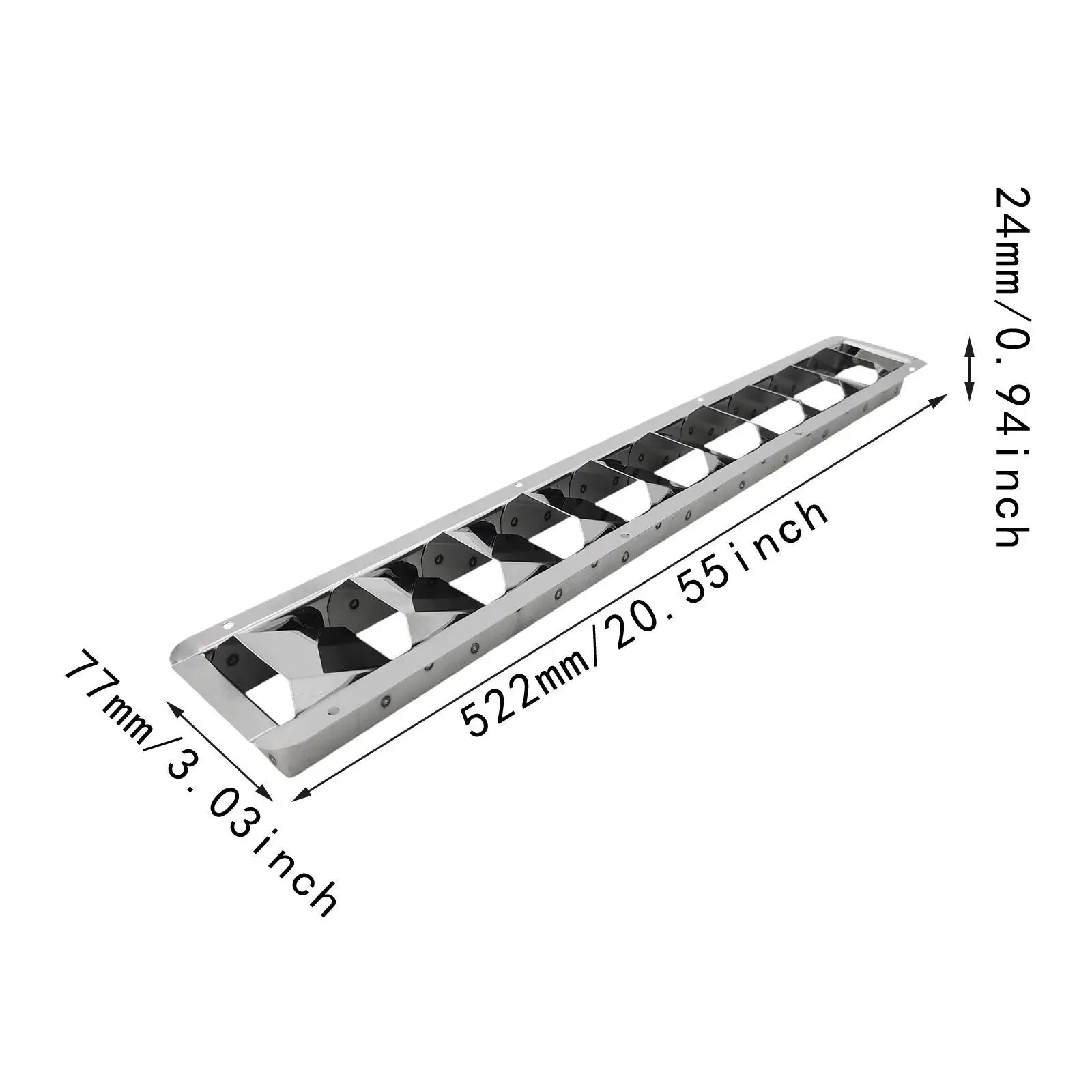 قارب تنفيس مصبغة إصلاح أجزاء Louvered تنفيس الهواء تنفيس غطاء الشواية قارب مقاوم للصدأ كوة ل مشاة البحرية قوارب الكاياك اليخوت Rvs السفن