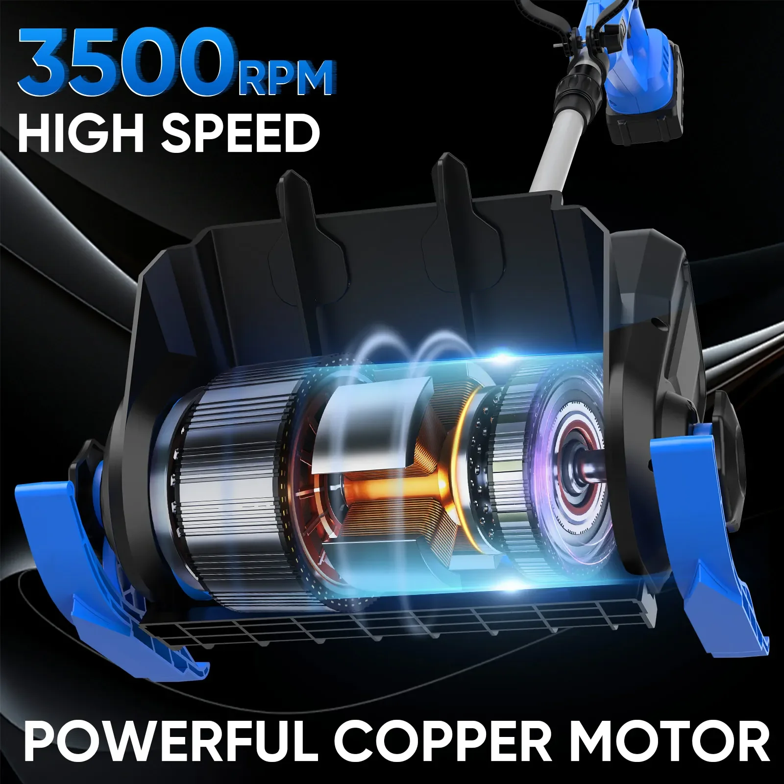 1000W Brushless Electric Snow Plow Snow Sweeper Cordless Electric Snow Shovel Clean Street Courtyard Tool For Makita 18V Battery