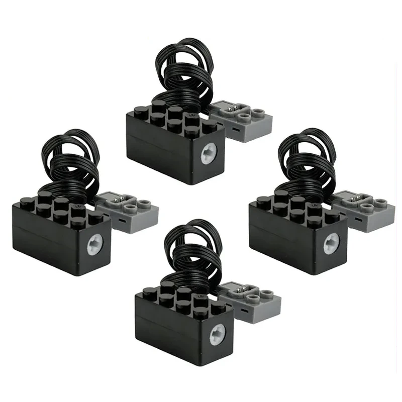MOC S Drive Motor Slow Speed Torque Tech Power Functions Motor Power Pack Modified Compatible with Legoeds Components Engine Toy