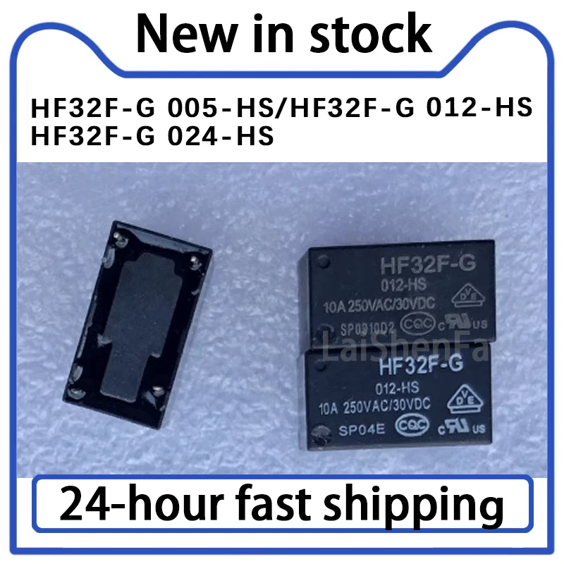 5PCS HF32F-G 005-HS 012-HS 024-HS Relay 10A 4-pin Stock