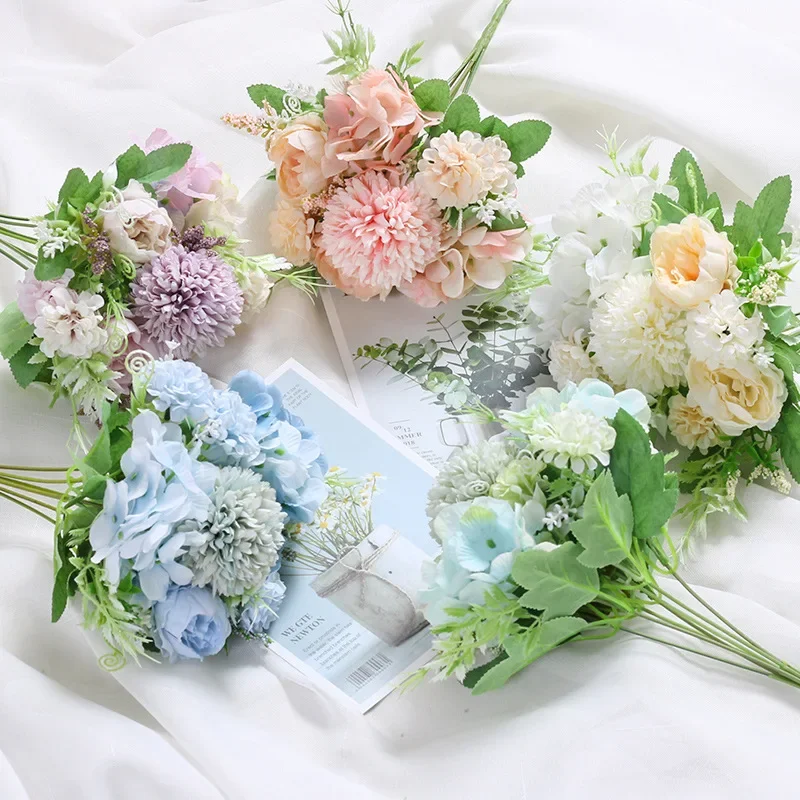 

Directly from the manufacturer Wedding Simulation Bouquet Home Decoration Flower ins Simulation Rose