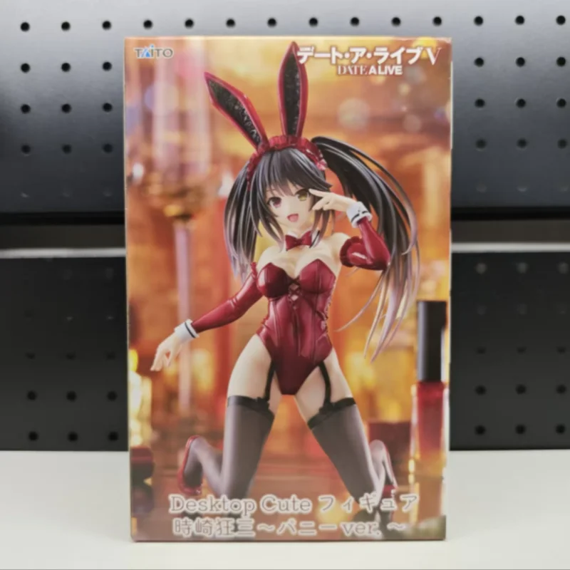 

Популярная аниме-фигурка Date A Live: Токисаки Куруми в образе девушки-кролика, статуэтка из ПВХ, приседающая, для декора стола, коллекционный подарок