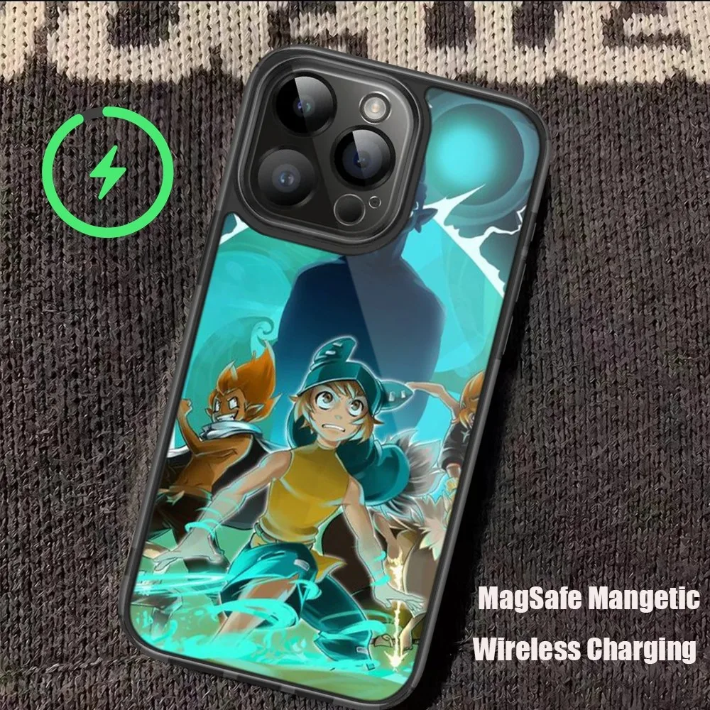 W-Wakfu Game Phone Case For iPhone 11 12 13 14 15 Pro Max Plus Mini Magsafe Magnetic Wireless Charging Shell