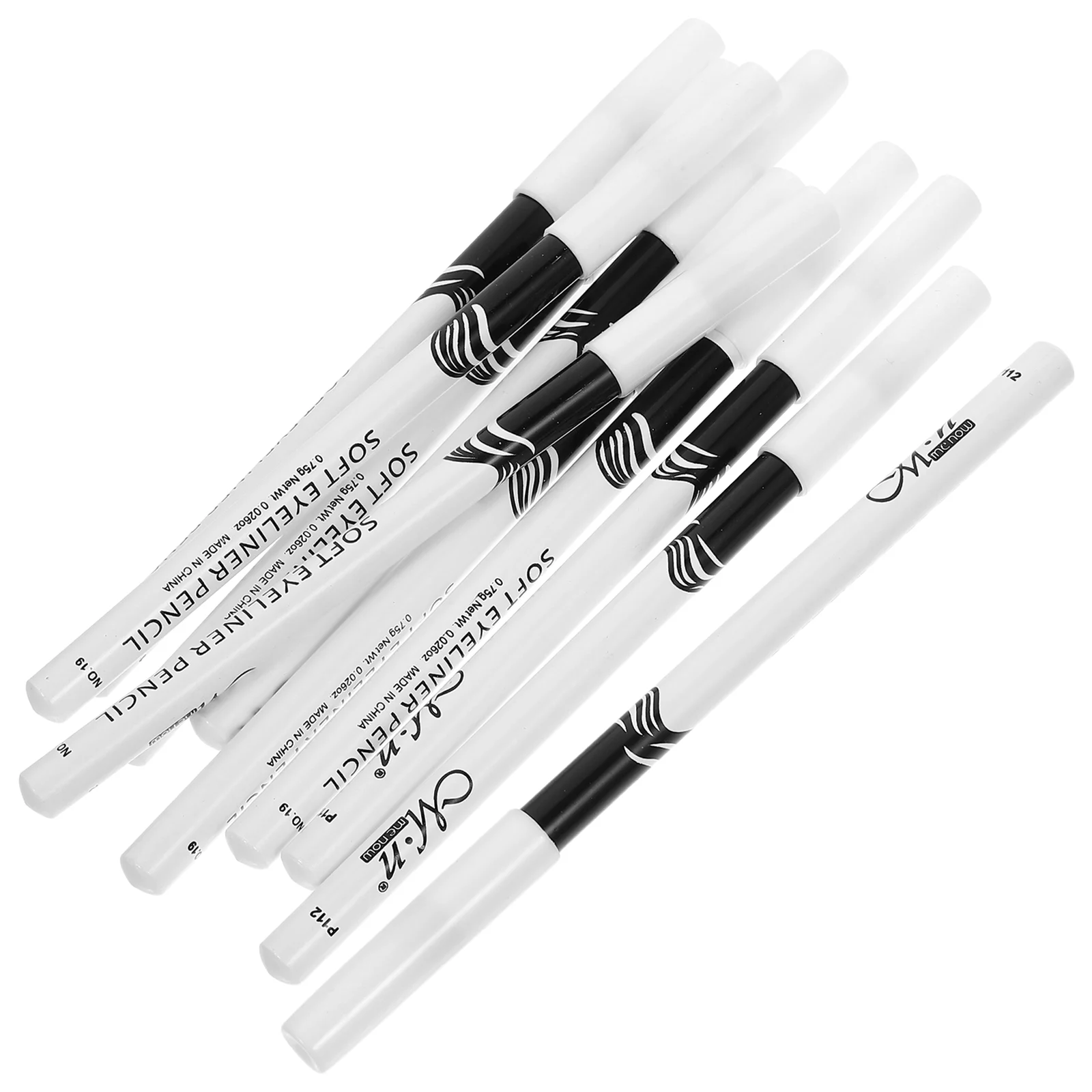 10 pz sdraiato baco da seta Eyeliner matita impermeabile sotto evidenziatore bianco disegno matite occhi sopracciglio