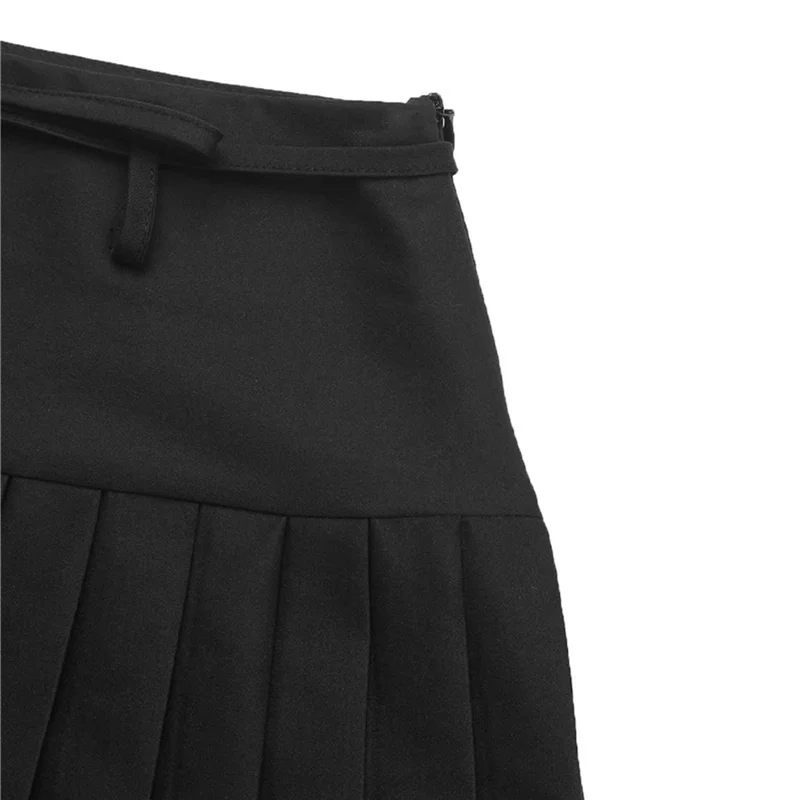 ABRT-geplooide rokken voor dames Tennisrok met hoge taille Atletische skorts met zakken Shorts Workout Golfskort