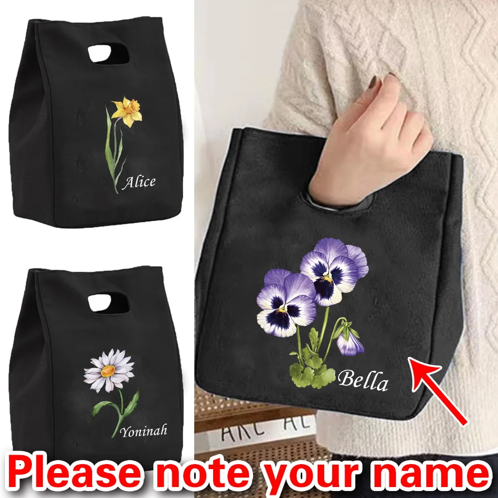 

Персонализированная индивидуальная сумка для хранения продуктов питания, изолированный ланч-бокс для офиса и путешествий, герметичная сумка, ланч-бокс