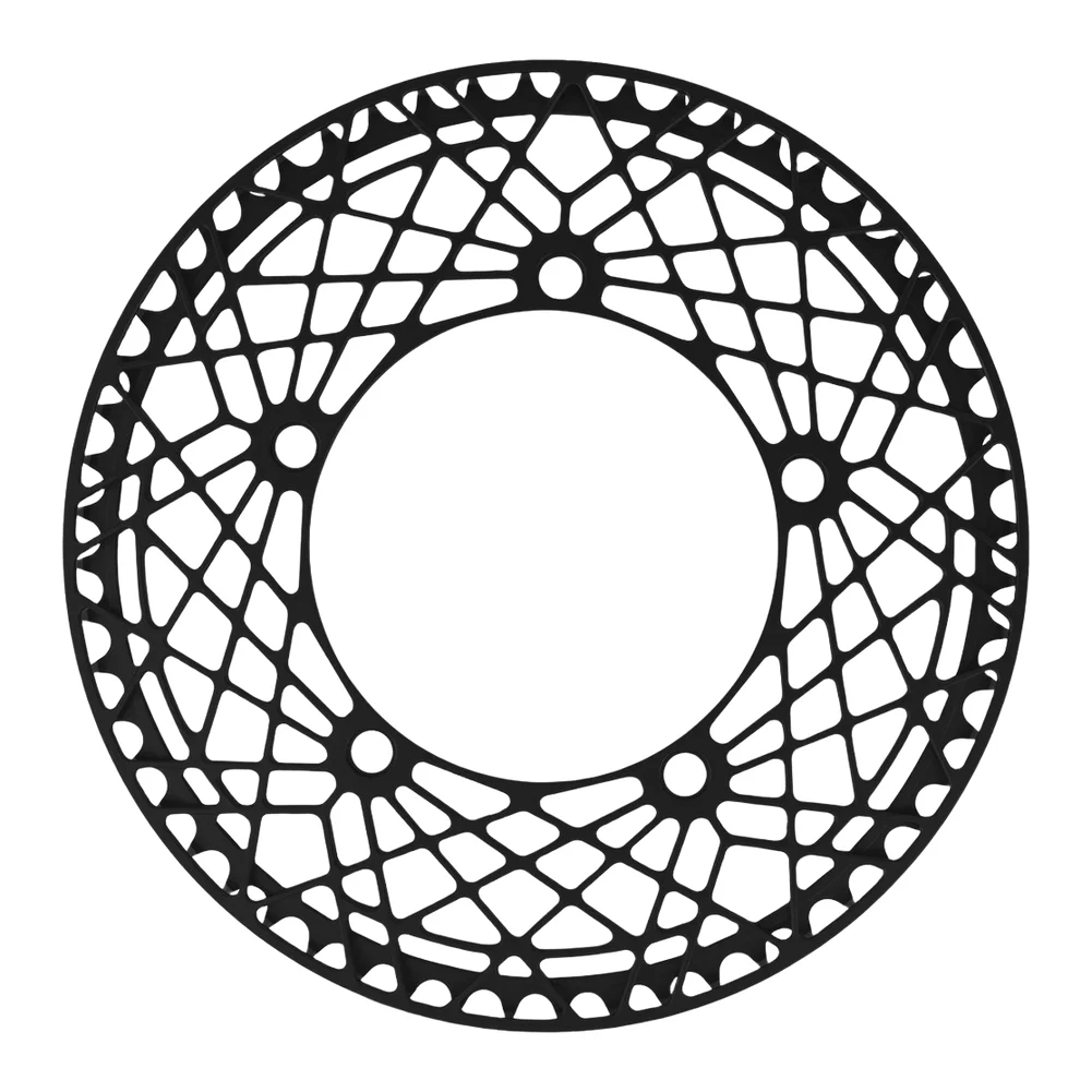 For Daily City Commuting Black Folding Bike Crankset Bicycle Crank Aluminum Alloy Sprocket Hollow Structure Design