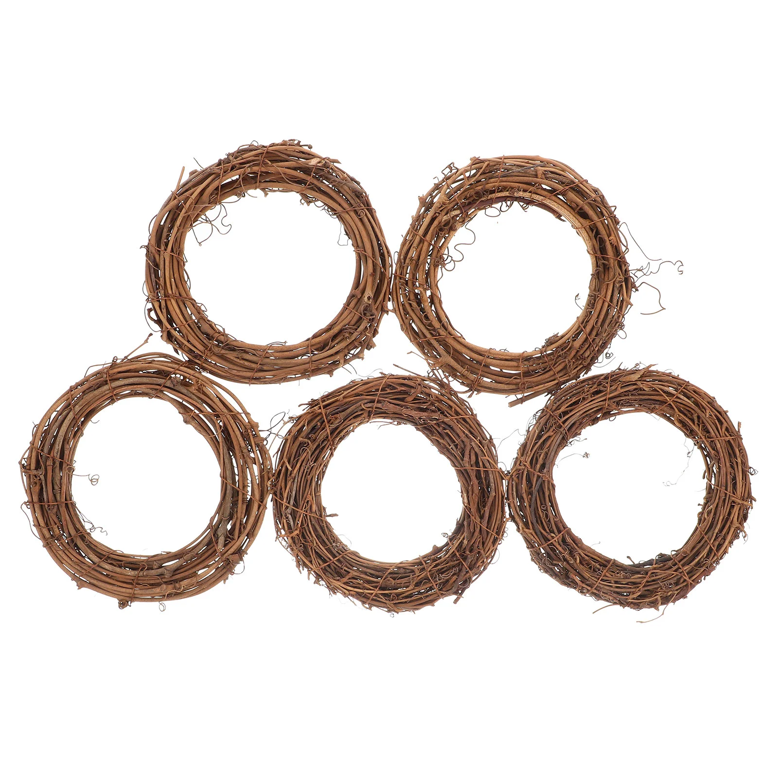 Christmas Wreath Ring Grapevine Rattan Garland Halloween Decorations DIY Wall Door Dreamcatcher Making Rings Decorative