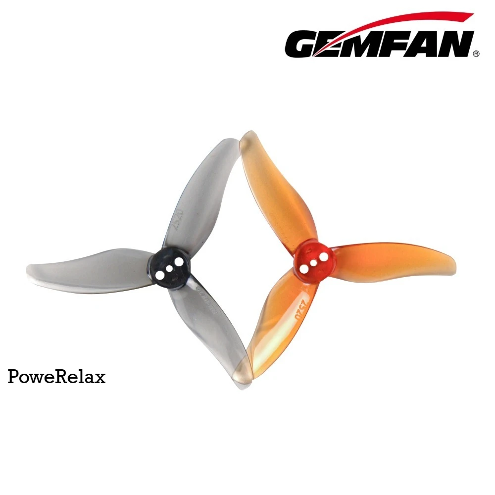

12Pairs 24pcs Gemfan Hurricane 2520 2.5X2X3 3-Blade PC Propeller for FPV Freestyle 2.5inch Drone 1106 1404 (12CW+12CCW)