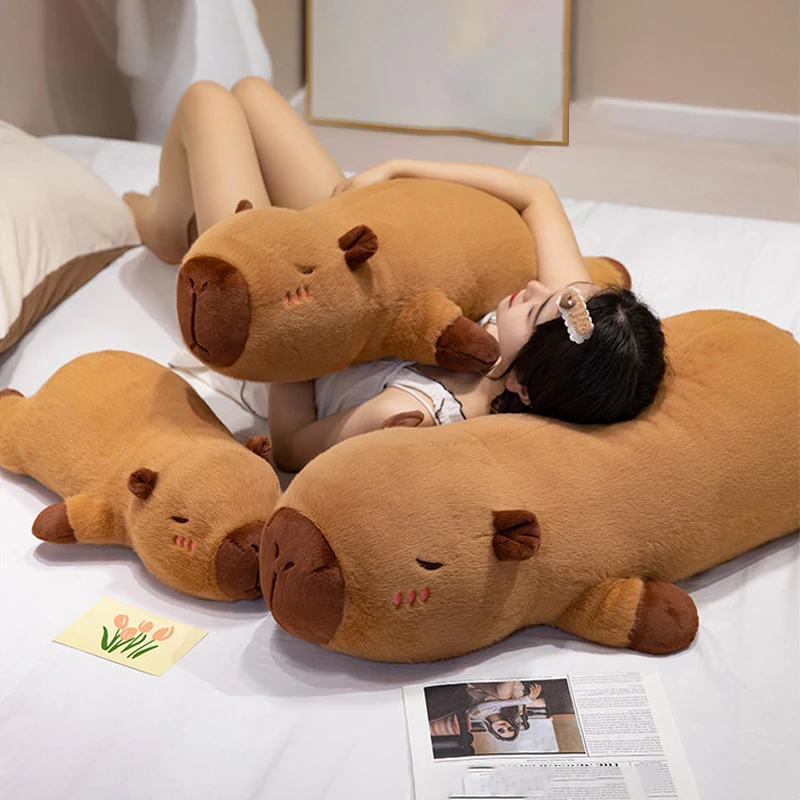 50/70/90cm Cute Kapibara plush toy doll large-sized plush doll sleeping pillow small extra cushion as a birthday gift for girls image 4