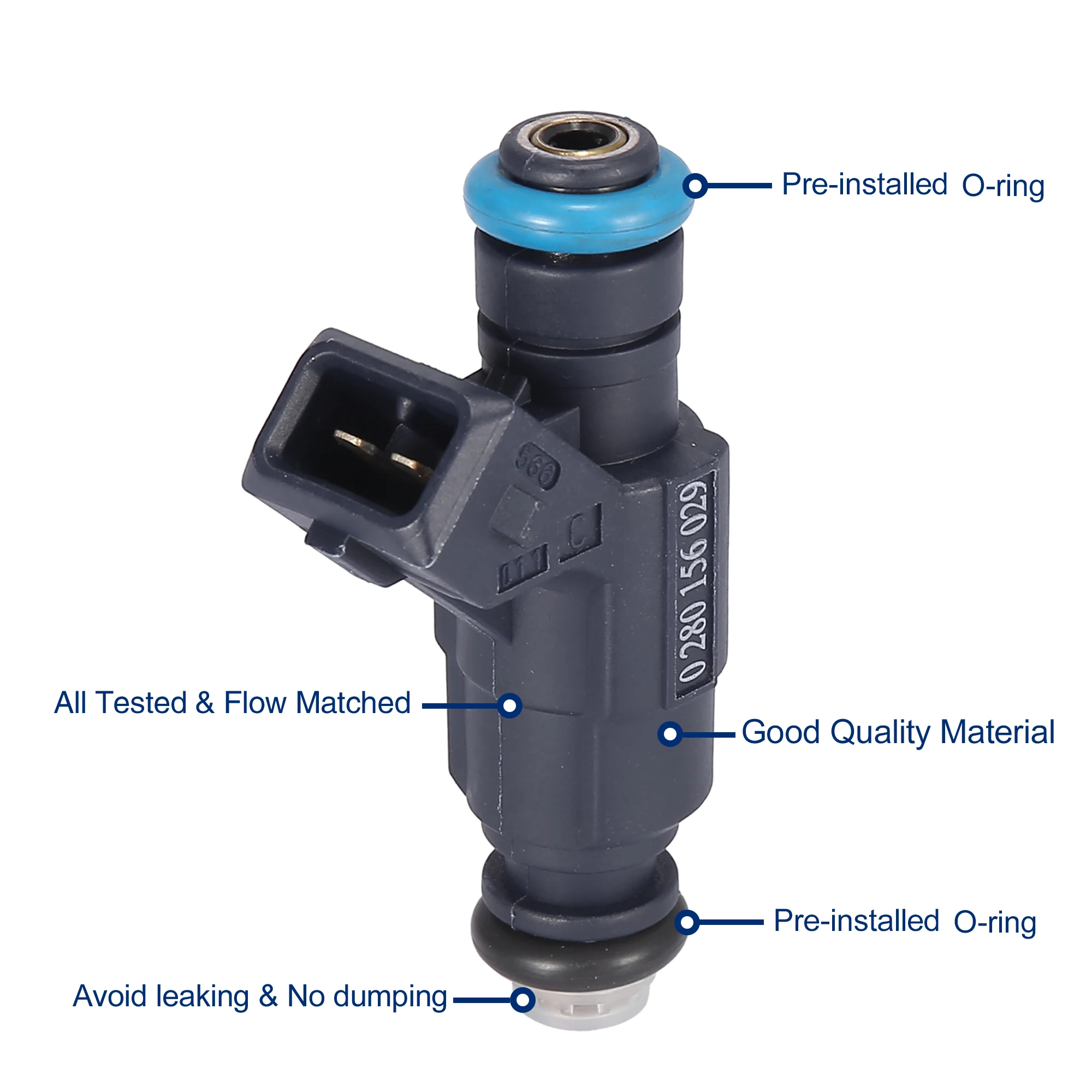 

UXCELL 6 шт. 0280156029 Автомобильная топливная форсунка для Ford Explorer для Ranger 4.0L 2001-2003