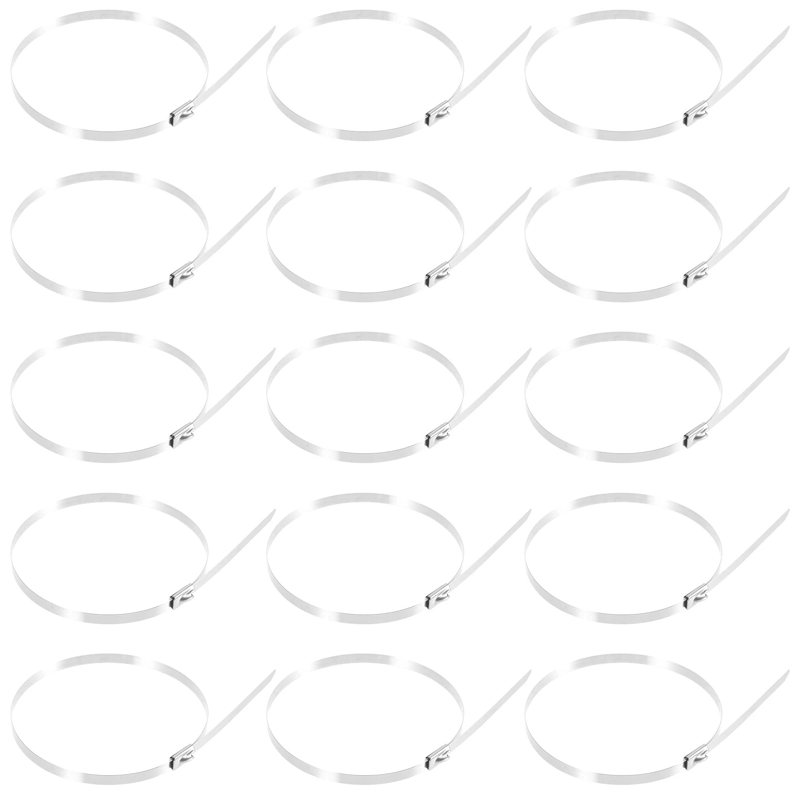 

100pcs Stainless Zip Ties 4 6x300mm Fence Fastener for Chicken Wire Garden Dog Kennel Chicken Coop