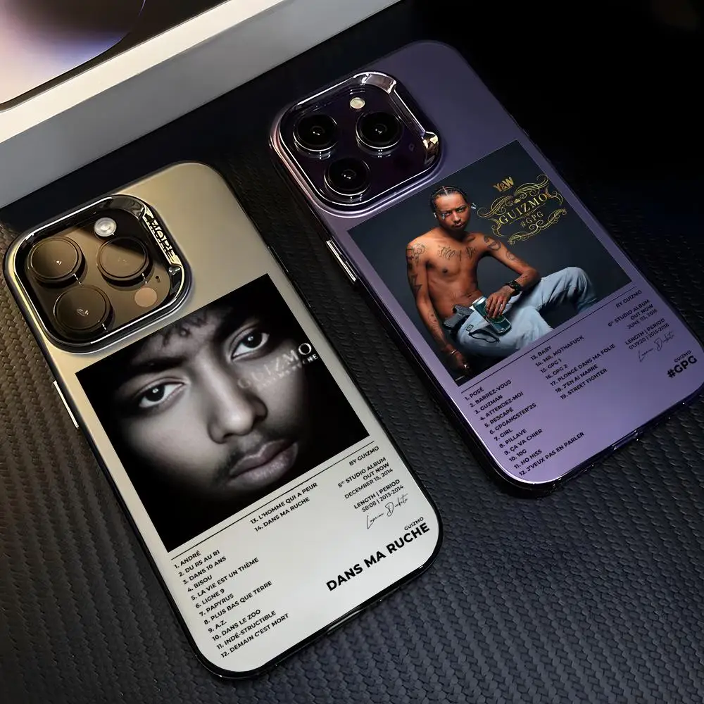 French Rapper G-Guizmo Phone Case For iPhone 17 16 15 14 13 12 11 Pro Max Designer Matte Laser Aurora Funda Phone Case