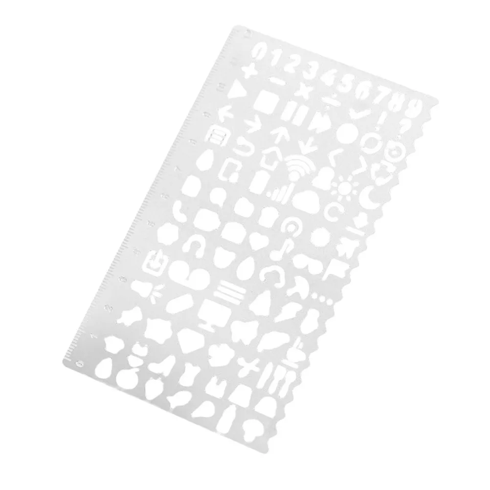 Stainless Steel Bookmarker Journal Ruler Craft Template for Scrapbooking Planner Diary DIY Photo Album Gift Making Painting