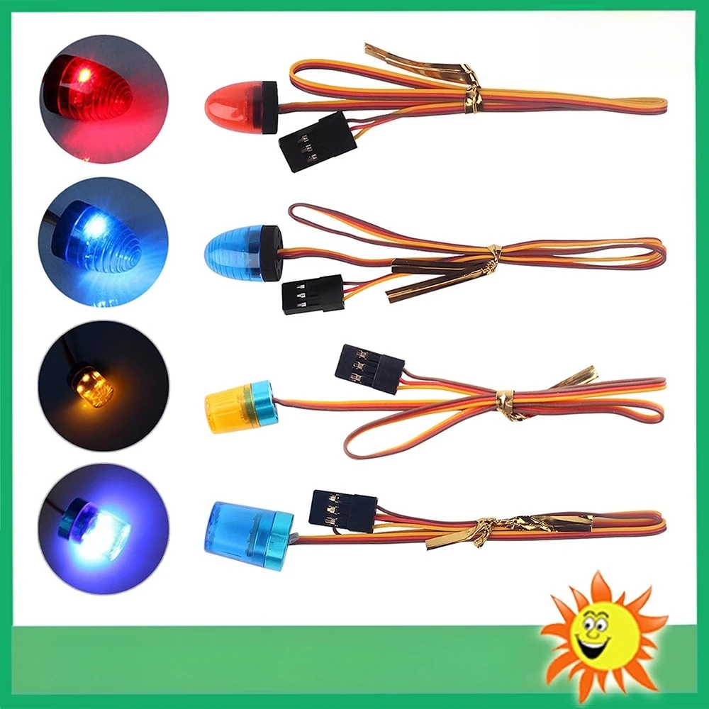 

Multi-color round warning light for big foot off-road high-speed remote control car toy car model warning light