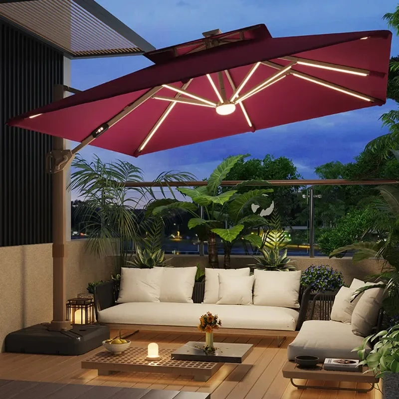 Outdoor solar umbrella, garden Roman umbrella Sun umbrella
