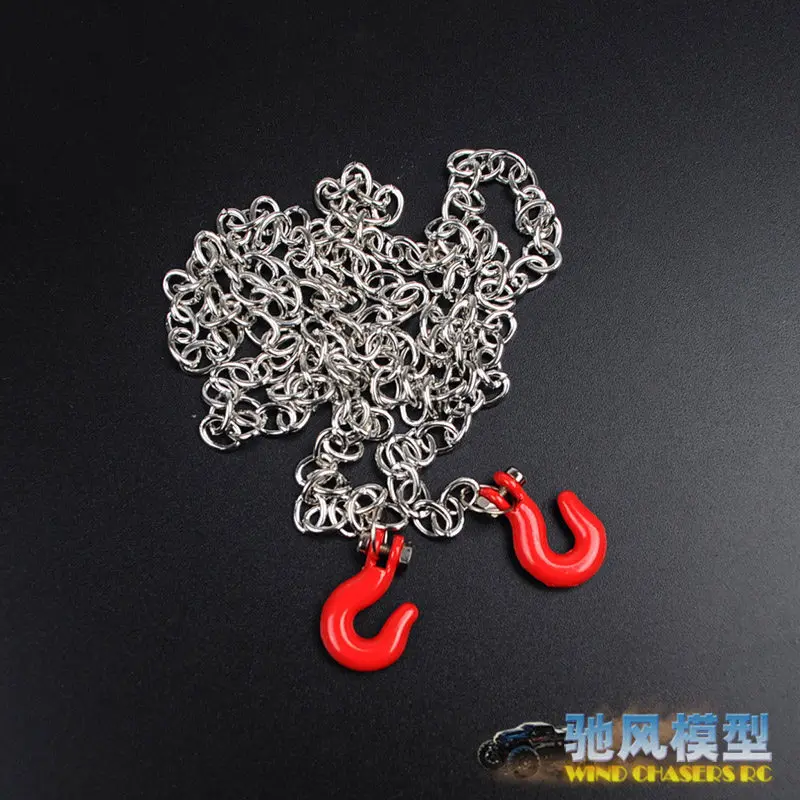 Pendentif outil de Simulation de voiture RC, ensemble de 6 pièces, réservoir de carburant, pelle, corde de remorquage, chaîne, boucle de sauvetage, décor, pièces de mise à niveau