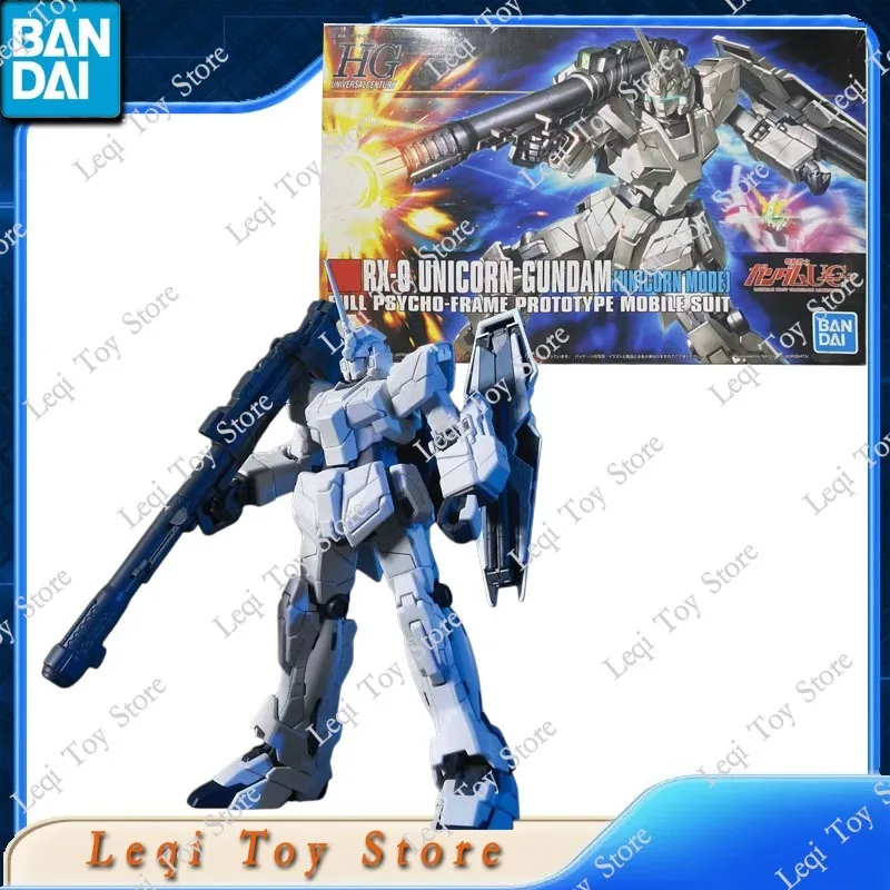 バンダイオリジナル本物在庫あり-hg-1-144-rx-0-ユニコーンガンダムモードアクションアニメフィギュアおもちゃギフト組立モデル装飾品