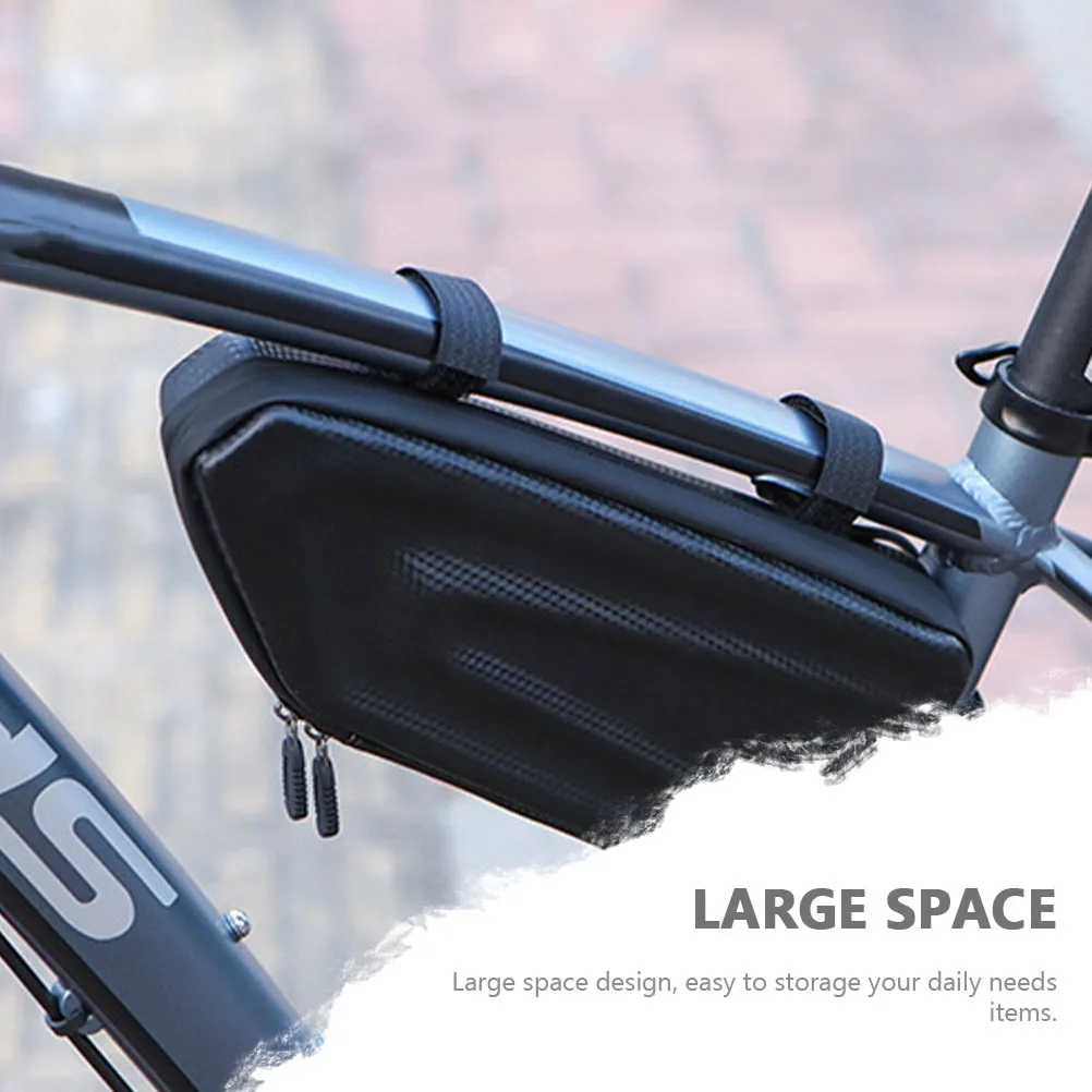 1Pcs Cycling Front Bag Waterproof Large Space Tube Bag Scratch Proof Bike Phone Holder Rain Resistant Bike Pouch