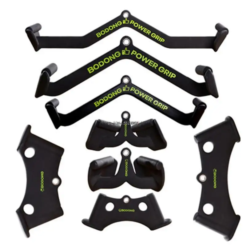 

Strength equipment, back rowing accessories, gym equipment, high and low pull handles, rubberized sitting handles