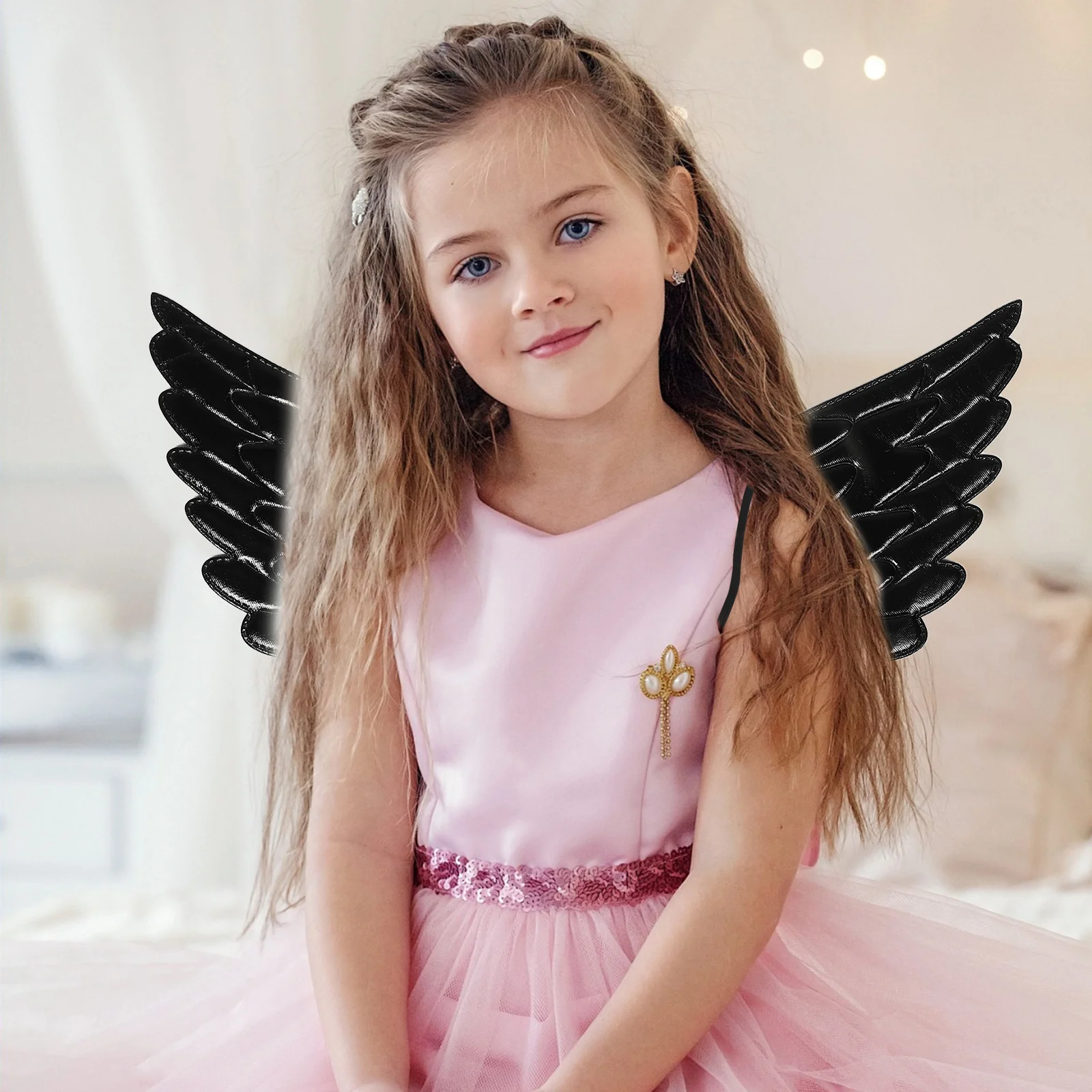 Wings For Kids Adjustable Halloween Costume Accessory Princess Dress Up Fairy Cosplay Party Christmas Gras