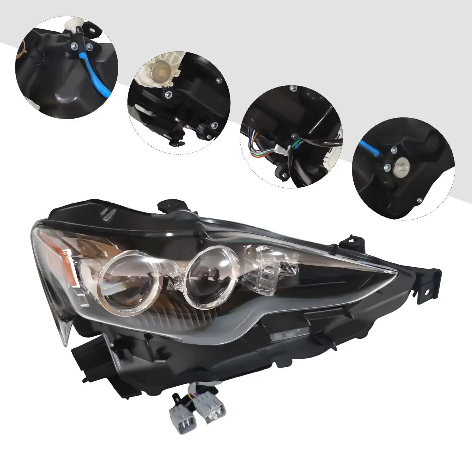 Lâmpada de farol LED do lado direito do passageiro para 2014 2015 2016 Lexus IS250, IS350 RH