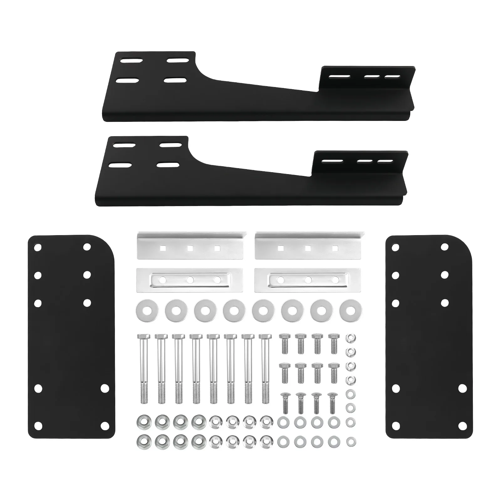 Black Step Running Board BRACKET KIT for Mercedes-Benz Sprinter 1500 2500 2007-up