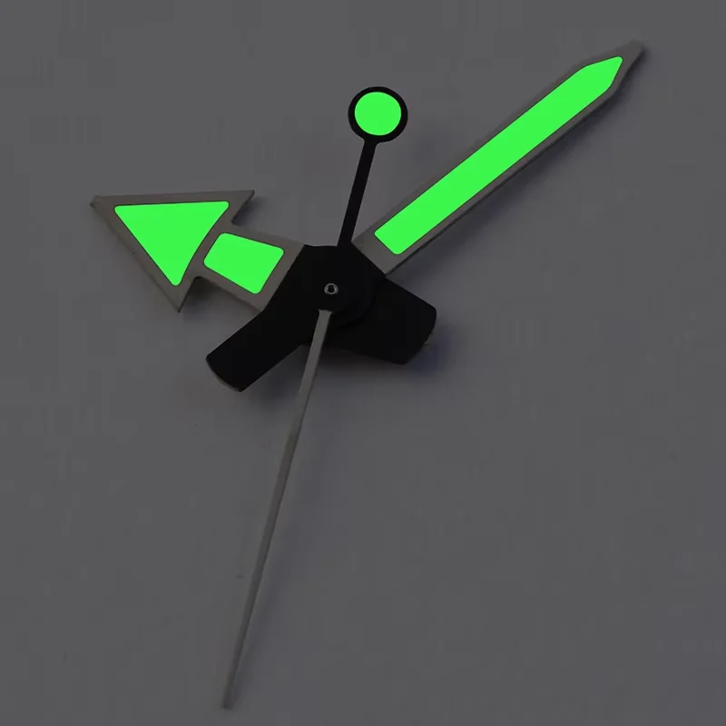 Watch Modify Parts Red/Yellow SBBN/SKX007 Watch Hand Green Luminous Suitable For NH35/36/4R/6R Automatic Movement