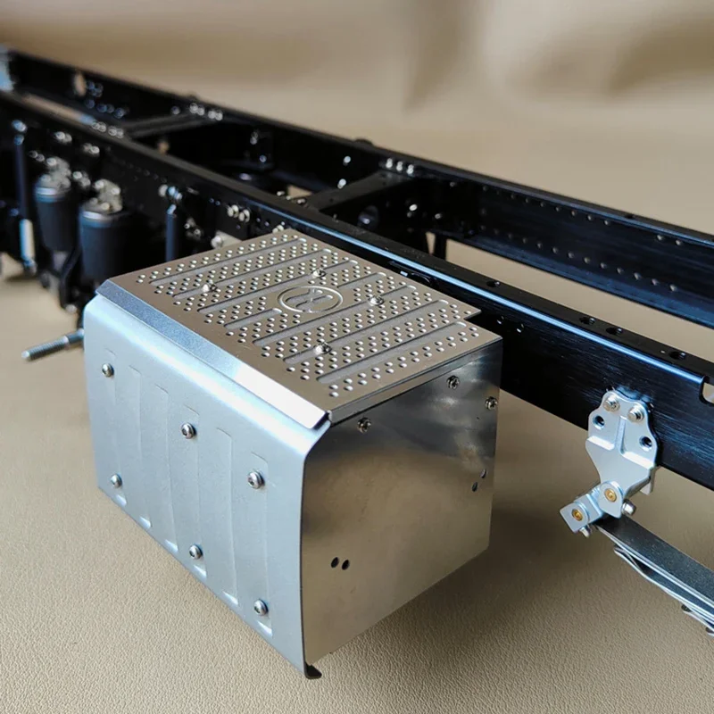 Metalowy zestaw narzędzi w skali 1:14 do ciężarówek RC Tamiya SCANIA 770S R620 VOLVO BENZ Arocs MAN TGX, akcesoria samochodowe