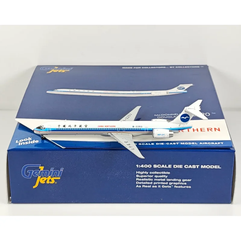 

GeminiJets 1/400 Scale China Northern Airlines MD-90 B-2253 Alloy Aircraft Model Collection Decoration Item Toy