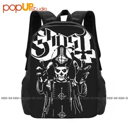 Ghost Papa Wrath Heavydeath Swedish Metal Band Backpack Large Capacity School Creative Storage Bag Large Capacity