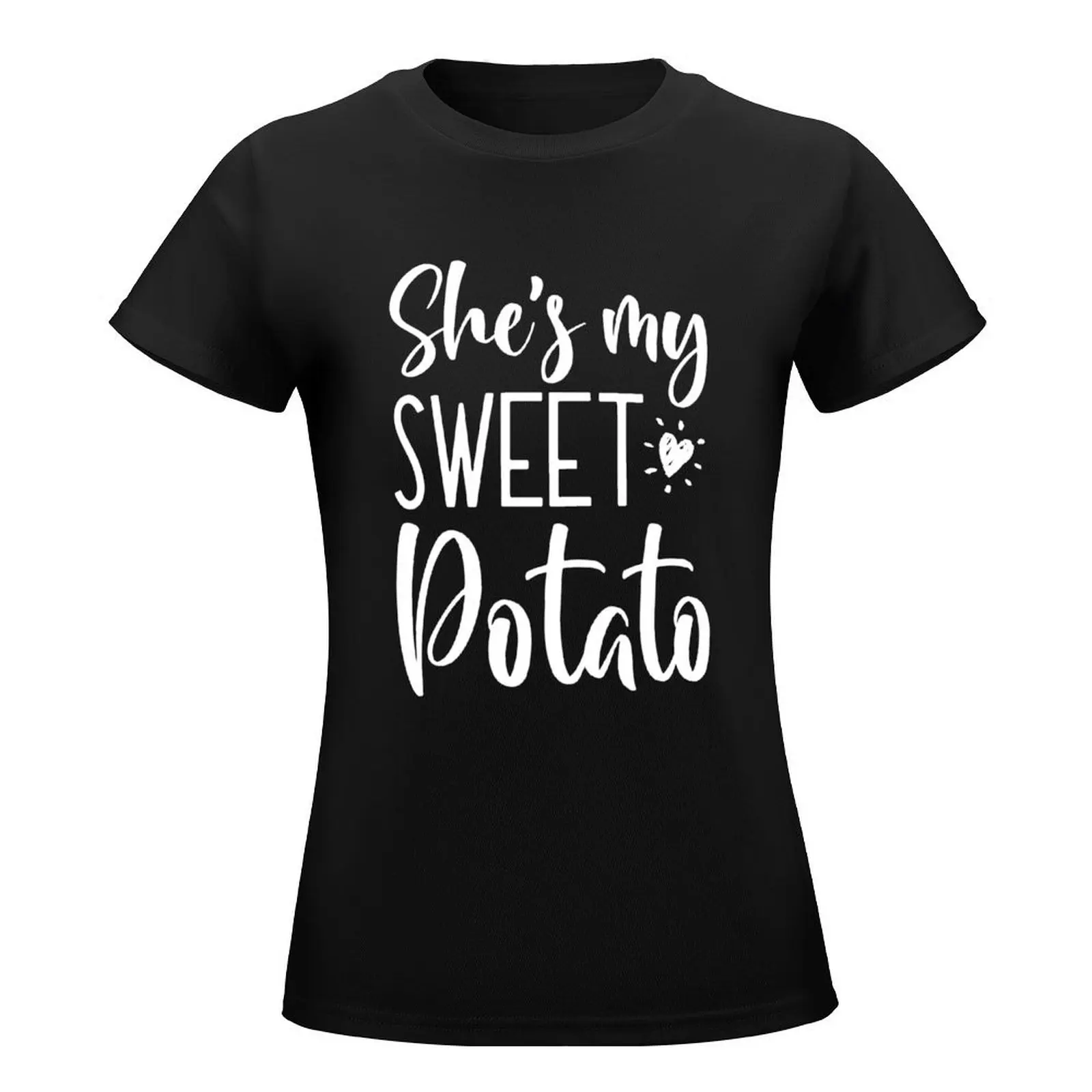 she's my sweet potato T-Shirt summer clothes vintage clothes graphics Women's clothing