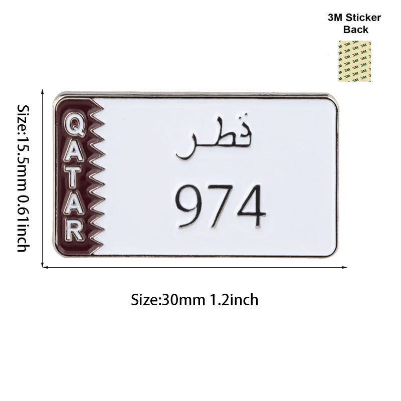1-100 قطعة هاتف قطر المحمول 3M ملصق شارة معدنية دبوس دبابيس دبابيس #2
