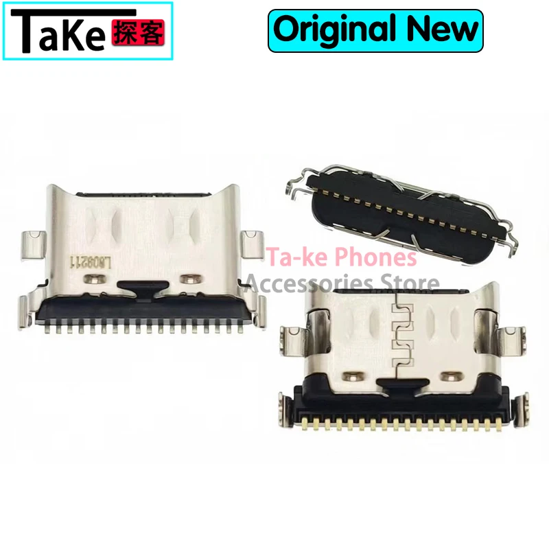100Pcs Type-C USB Mobile Charger Connector Jack Charging Port Dock 18pin For Samsung A51 A70 A71 A30 A40 A50 Truly quality
