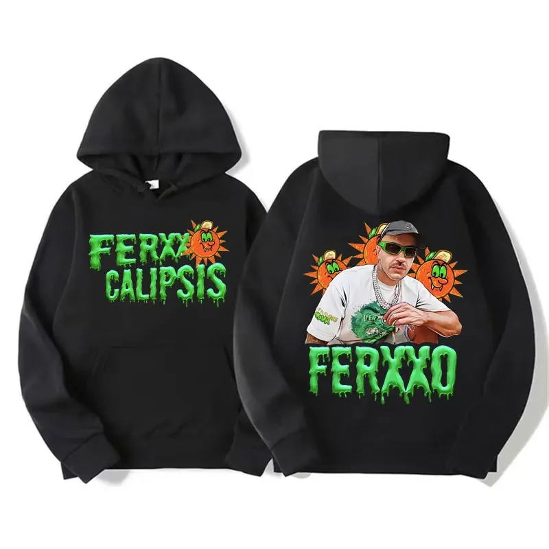 

Толстовка Rapper Feid ferxxo calipsis tour 2024 merch Мужская толстовка в стиле хип-хоп Готическая Y2K Толстовки Унисекс Винтажный стиль Свитшот уличная одежда