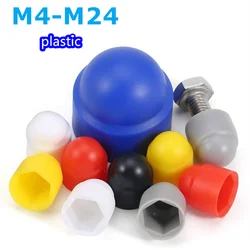 Bolt Cover Screw Caps Hex Cap Dome Plastic Nut M4 M5 M6 M8 M10 M12 M14 M16 M18 M20 M22 M24 Nylon Hexagonal PE protection cap