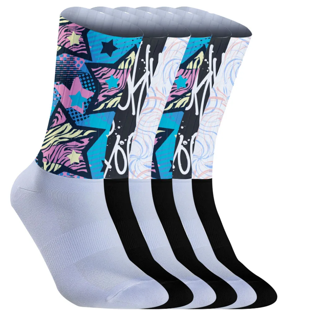 

2025 Новая противоскользящая силиконовая подошва + поддержка аром, носки для езды на горном велосипеде, обеспечивающие стабильное управление на каждом шаге