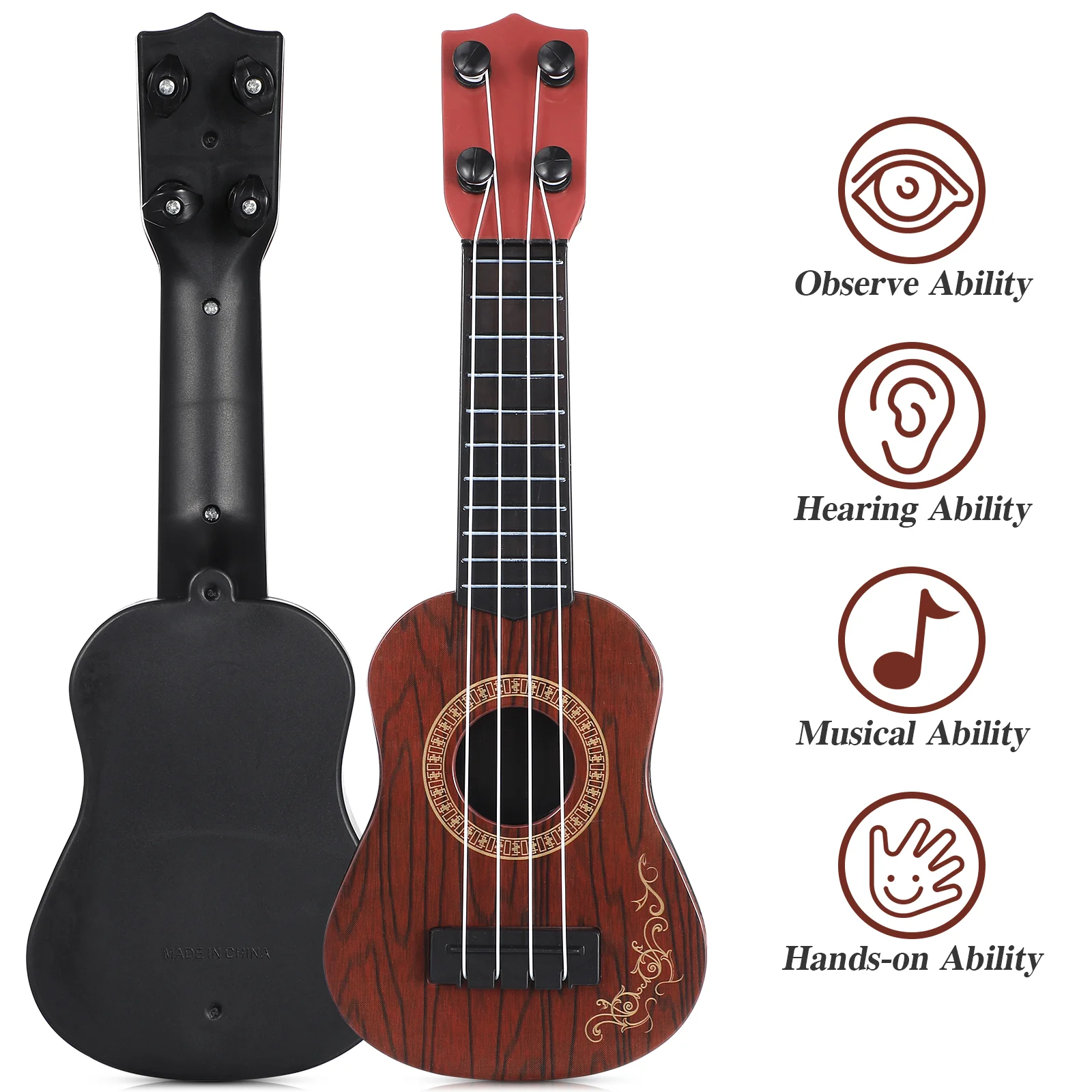 Kids Guitar for Girls Mini Ukulele Playthings Musical Instrument Models Child Toys