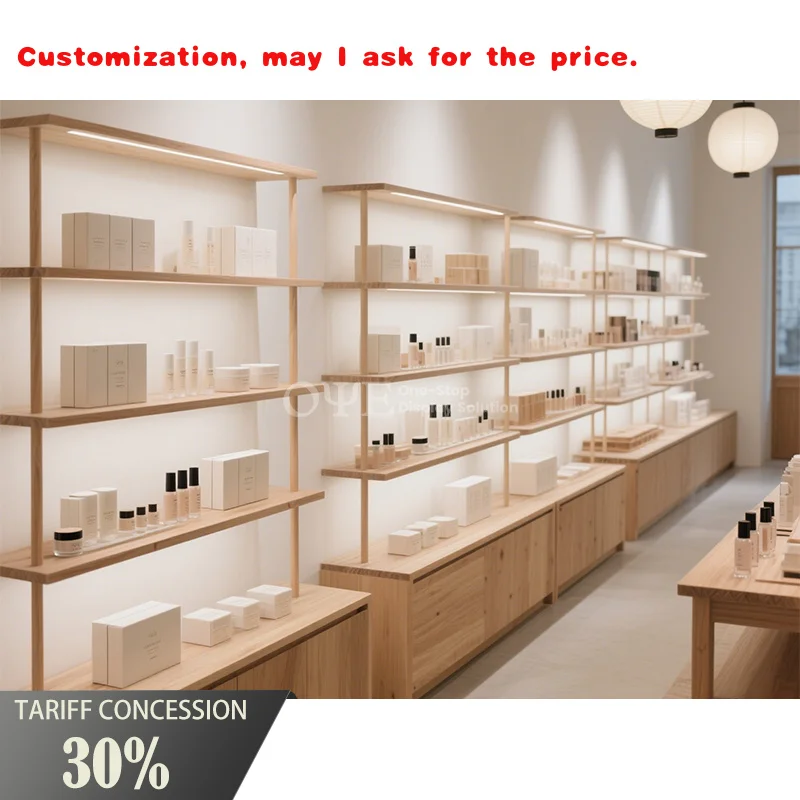 

На заказ. Розничная косметическая витрина, стойка для парфюмерного магазина, витрина, полка для магазина красоты