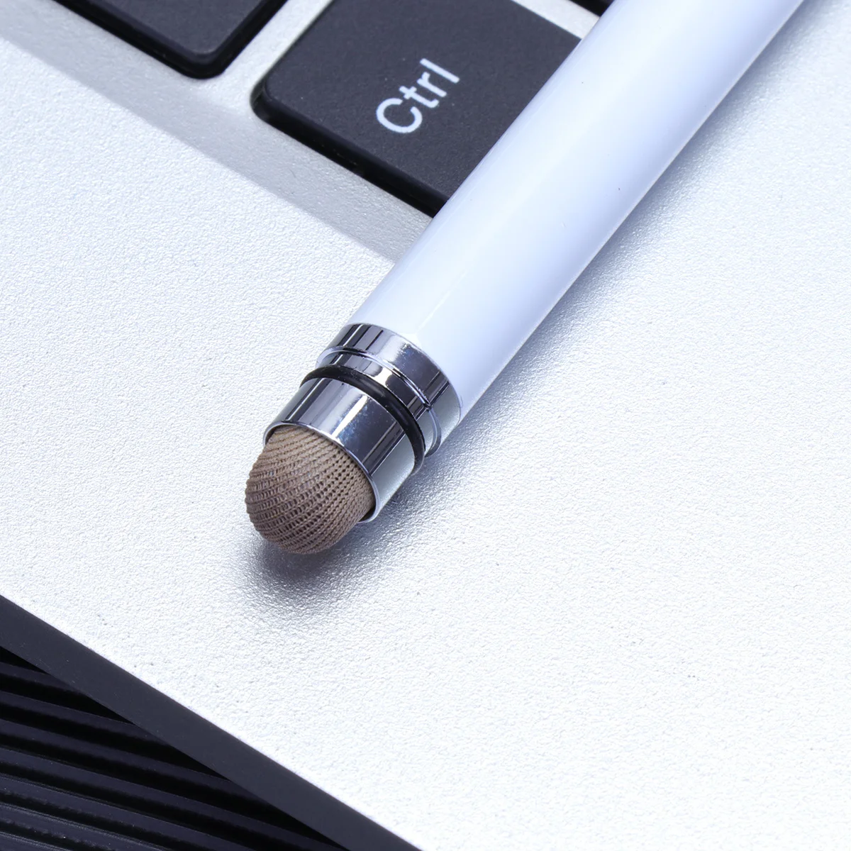 

Double End Capacitive Stylus Metal Touch Screen Disc Pens for Tablets Handwriting Laptops White Premium Material Durable