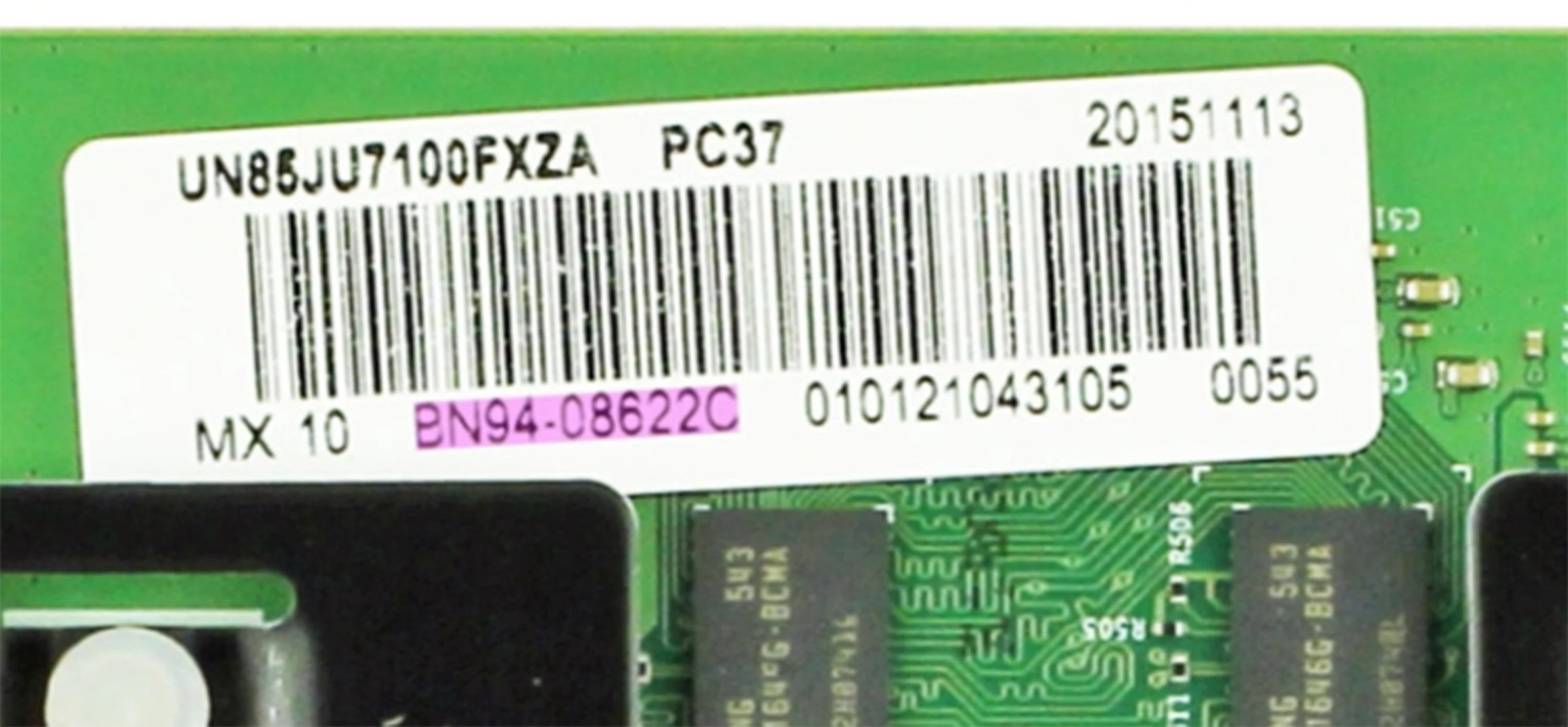 Placa lógica T-Con, UN85JU7100FXZA, UN85JU7100F, UN85JU7100, BN97-09594C, BN94-08622C, BN41-02319A