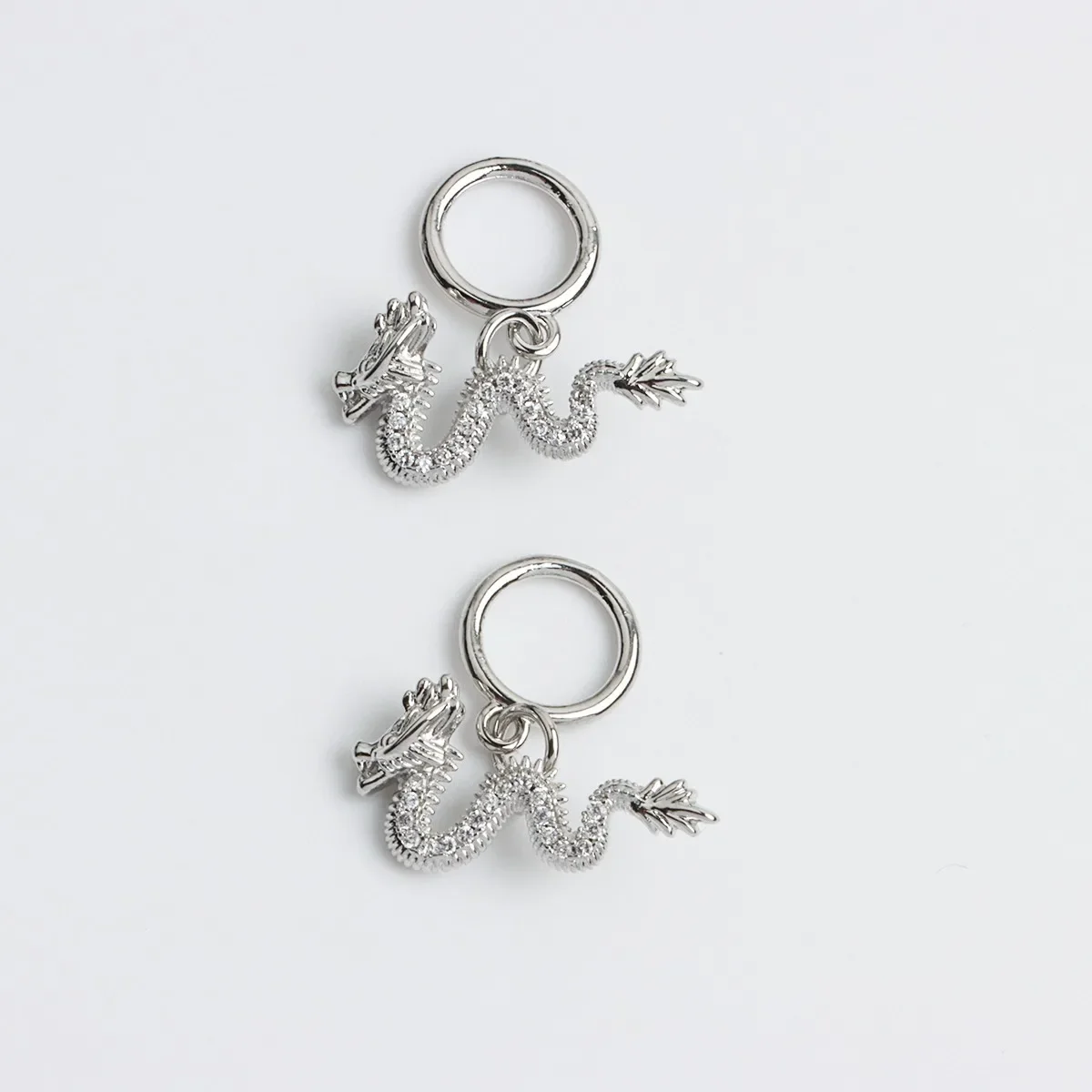 14K 진금 도금 지르코늄 용 모양 OT 버클 중국 스타일 출생년 버클 DIY 보석 액세서리 재료